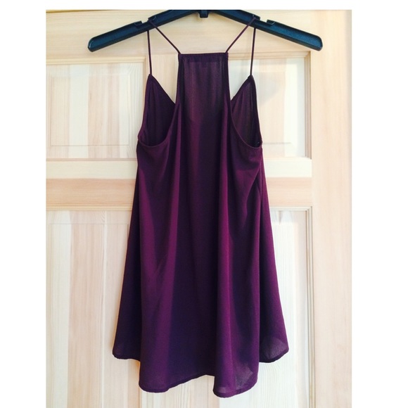 Ro & De Plum Tank EXCELLENT Condition - Picture 2 of 2